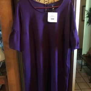 Agnes & Dora Womens Large Purple/Plum Adams Dress NWT